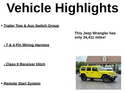 Used 2023 Jeep Wrangler Unlimited Sahara w/ Cold Weather Group AWD/4WD image 41