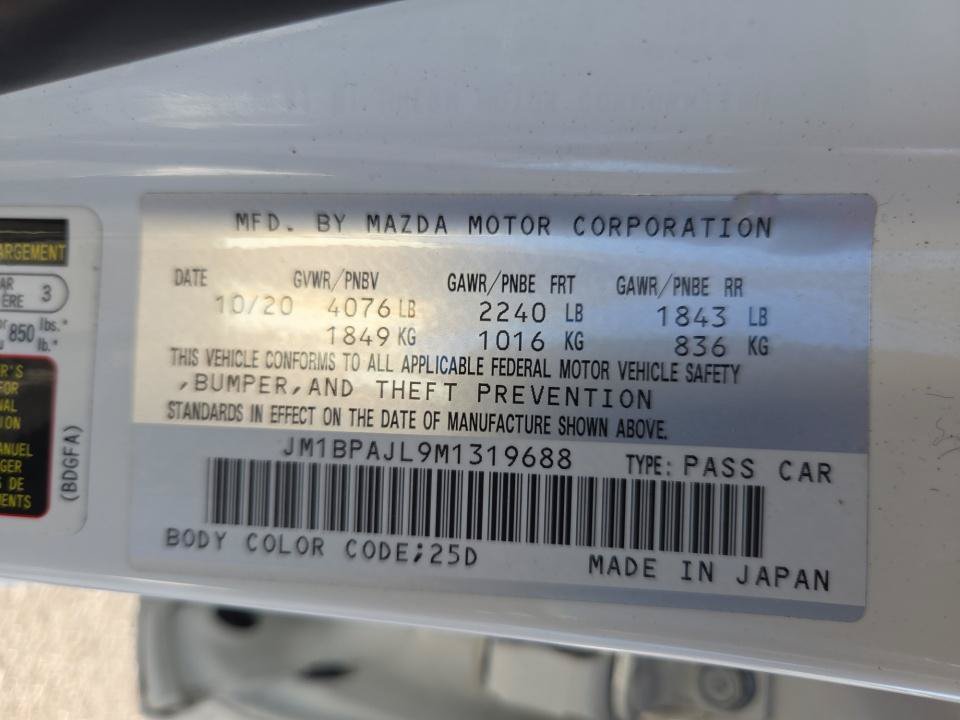 Used 2021 MAZDA MAZDA3 s FWD image 39