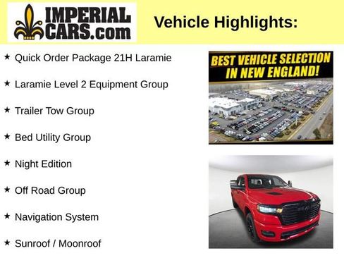 Used 2025 RAM 1500 Laramie w/ Night Edition AWD/4WD image 3