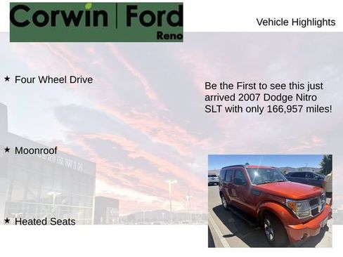Used 2007 Dodge Nitro SLT AWD/4WD image 4