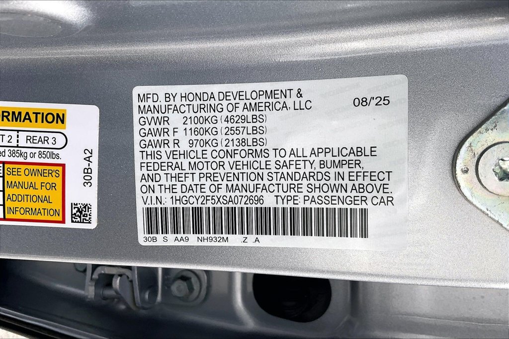 Certified 2025 Honda Accord Sport image 18