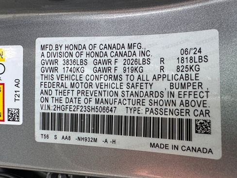 Used 2025 Honda Civic LX image 16