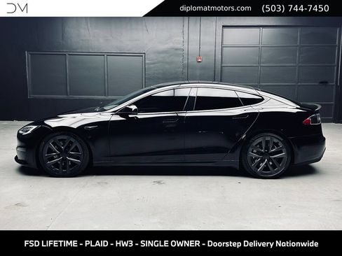 Used 2021 Tesla Model S Plaid AWD/4WD image 3