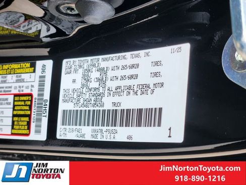 New 2026 Toyota Tundra SR5 image 23