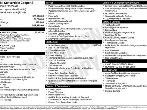 Certified 2023 MINI Cooper S w/ Sidewalk Package image 8