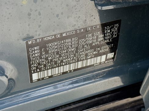 Certified 2026 Honda HR-V EX-L image 38