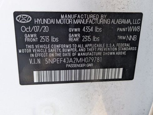 Used 2021 Hyundai Sonata SEL w/ Convenience Package FWD image 15