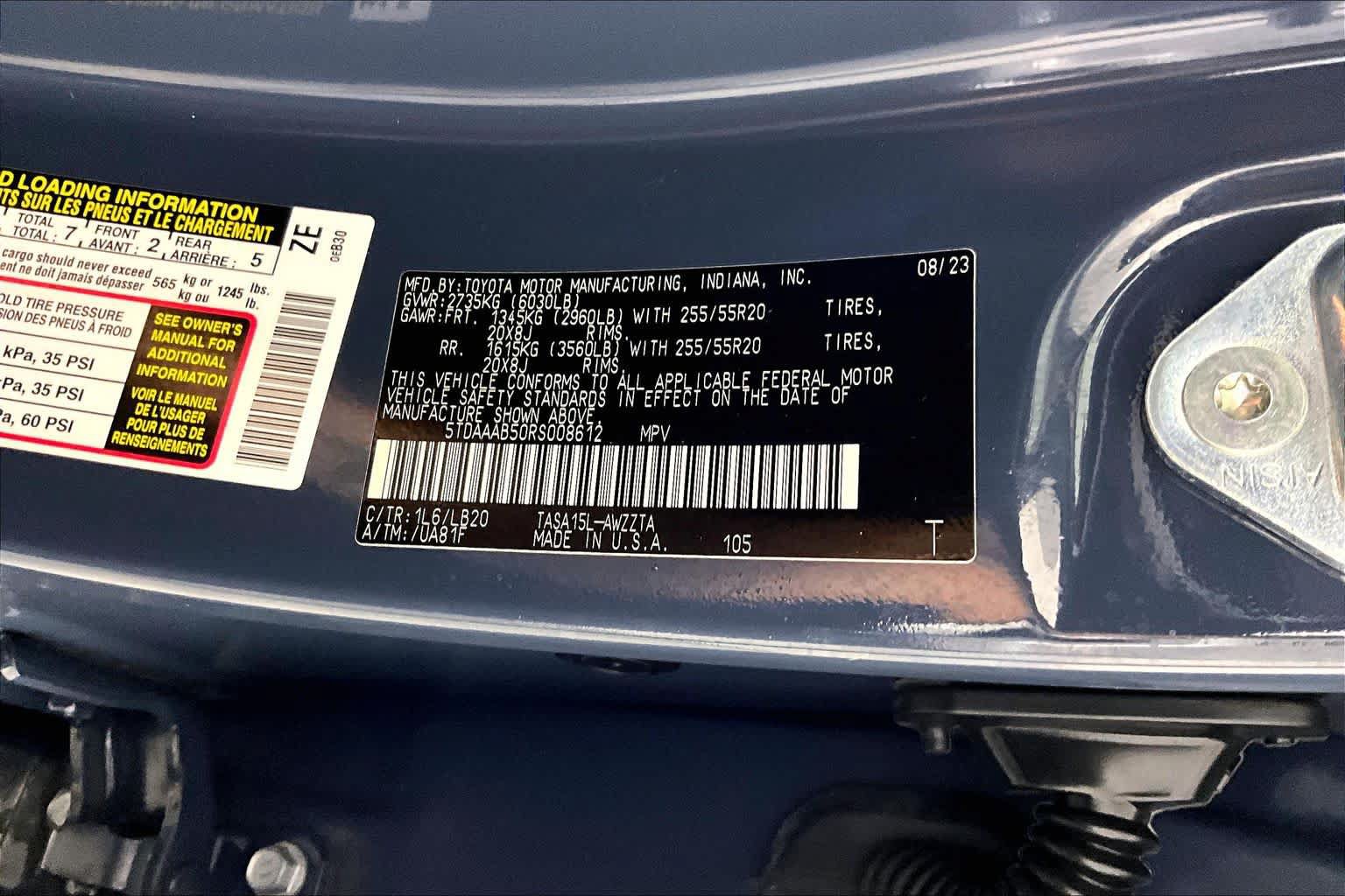 Used 2024 Toyota Grand Highlander AWD image 34
