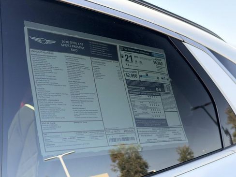 New 2026 Genesis GV70 3.5T Sport Prestige AWD/4WD image 19
