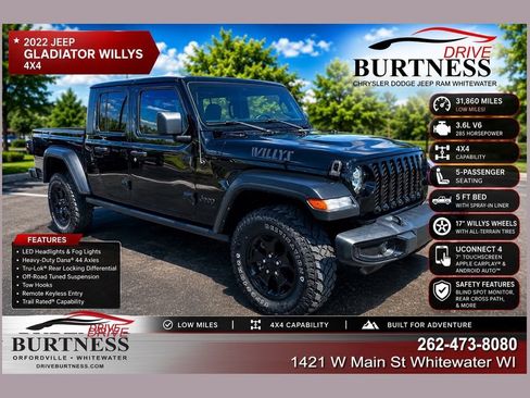Used 2022 Jeep Gladiator Sport AWD/4WD image 1