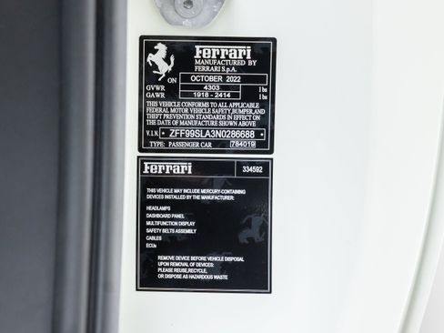 Used 2022 Ferrari 296 GTB RWD image 37