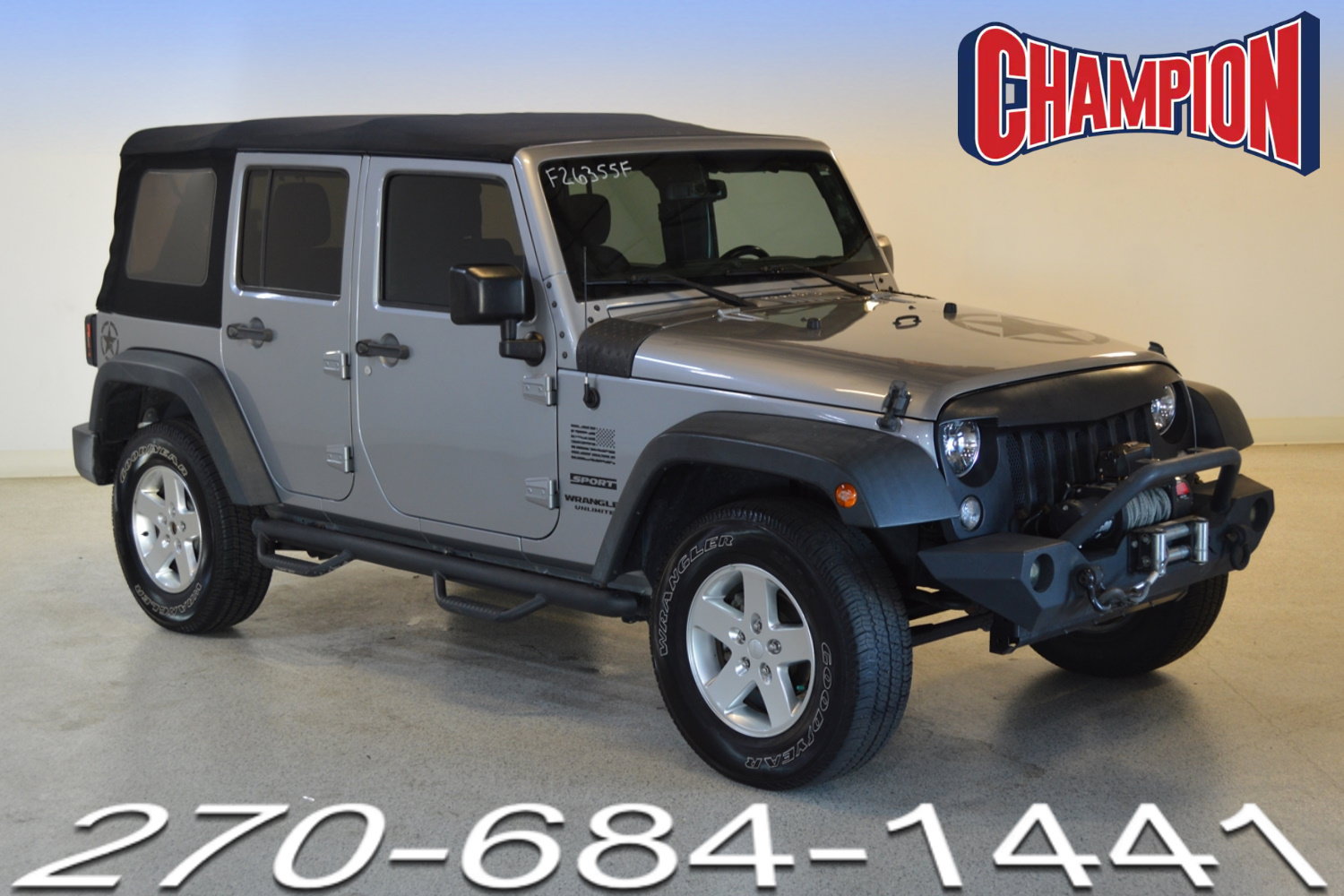 Used 2016 Jeep Wrangler Unlimited Sport w/ Quick Order Package 24S AWD/4WD image 1
