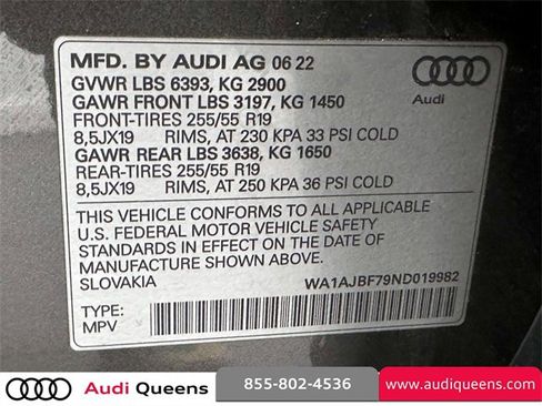 Certified 2022 Audi Q7 2.0T Premium image 33