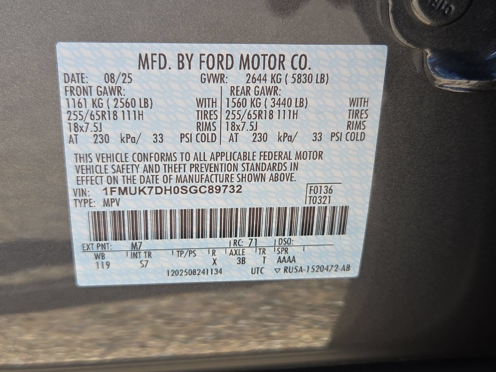 Used 2025 Ford Explorer Active w/ Active Comfort Package RWD image 30