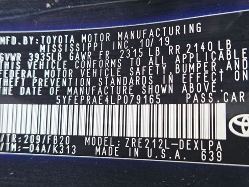 Used 2020 Toyota Corolla LE FWD image 28