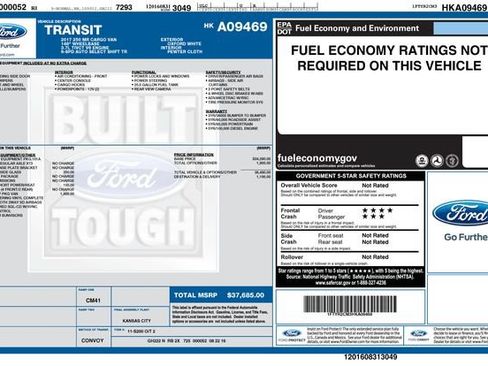 Used 2017 Ford Transit 250 148 Medium Roof w/ Interior Upgrade Package RWD image 11