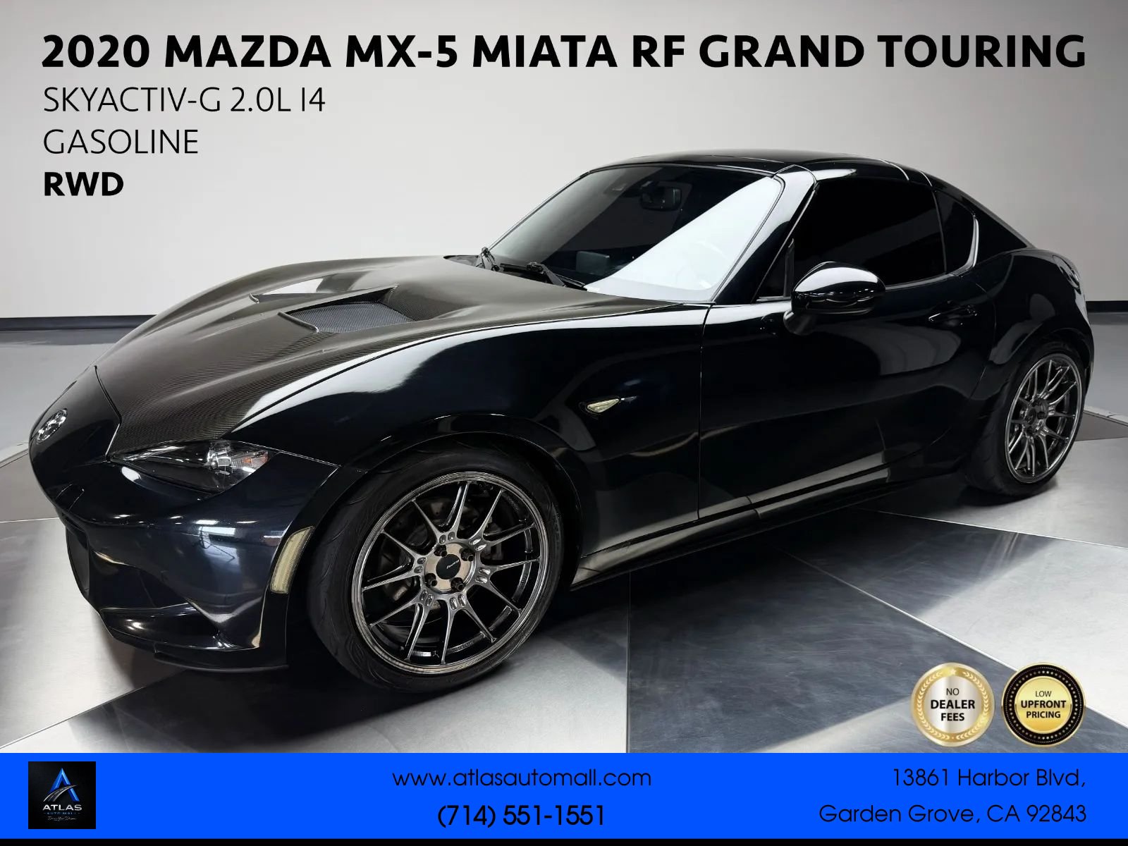 Used 2020 MAZDA MX-5 Miata RF Grand Touring RWD image 1