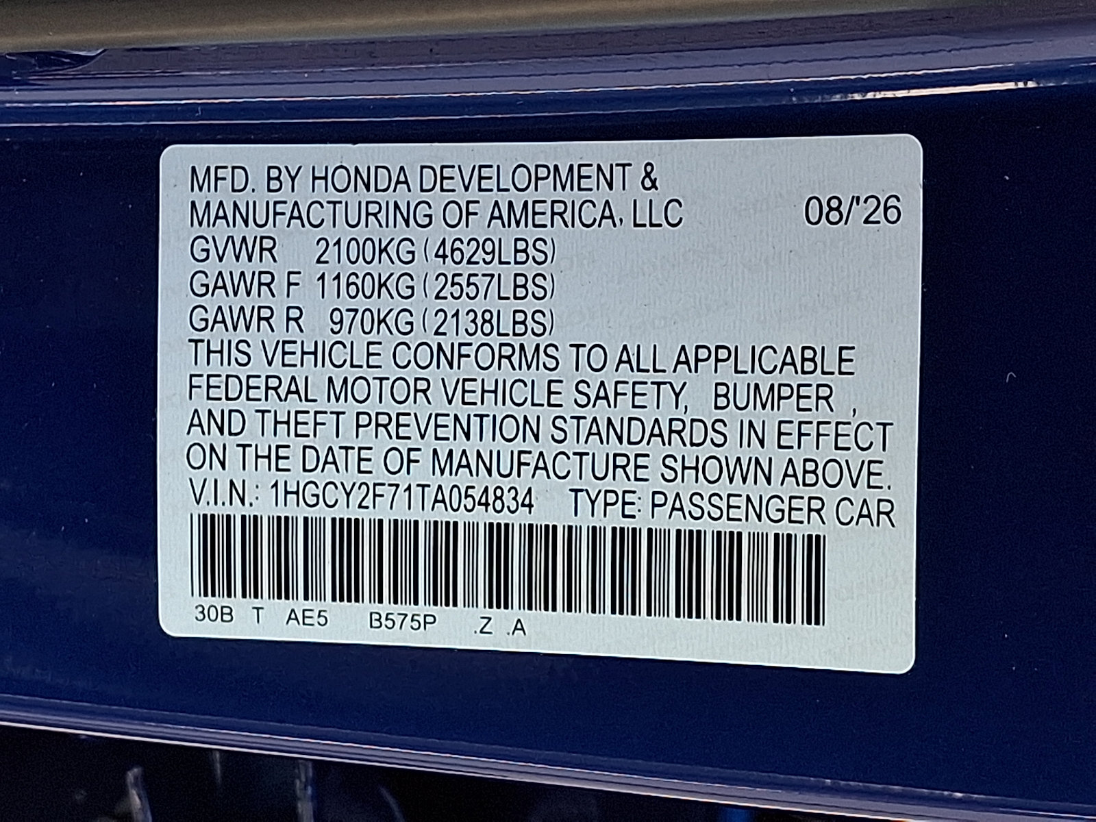 New 2026 Honda Accord Sport image 10