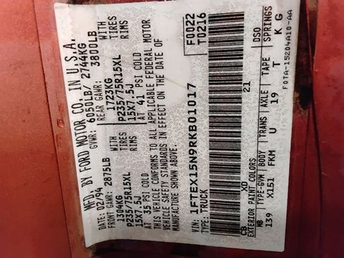 Used 1994 Ford F150 XL image 16