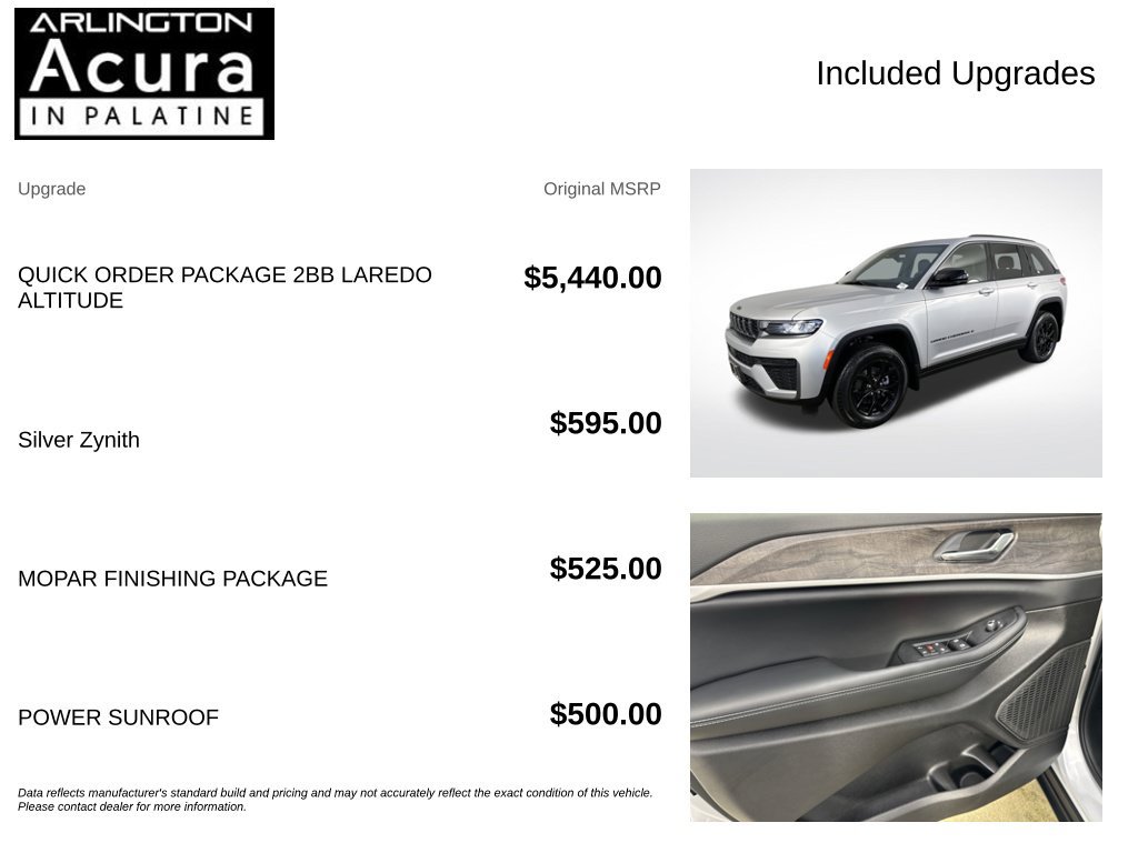 Used 2026 Jeep Grand Cherokee Altitude AWD/4WD image 4