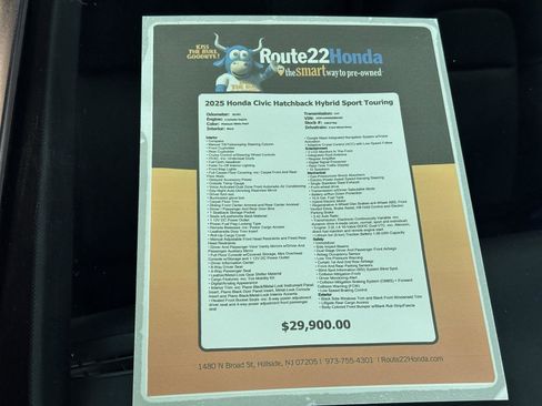 Certified 2025 Honda Civic Sport Touring image 40