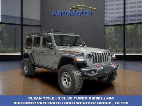 Used 2023 Jeep Wrangler Unlimited Rubicon w/ LED Lighting Group AWD/4WD image 1