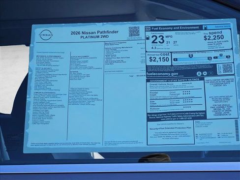 New 2026 Nissan Pathfinder Platinum image 17