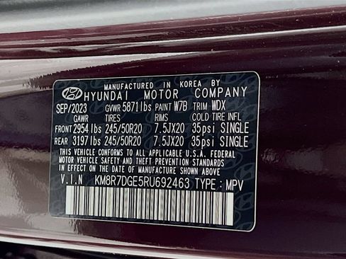 Certified 2024 Hyundai Palisade Calligraphy AWD/4WD image 29