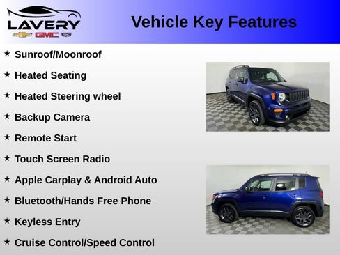 Used 2021 Jeep Renegade Latitude w/ Sun & Sound Group AWD/4WD image 2