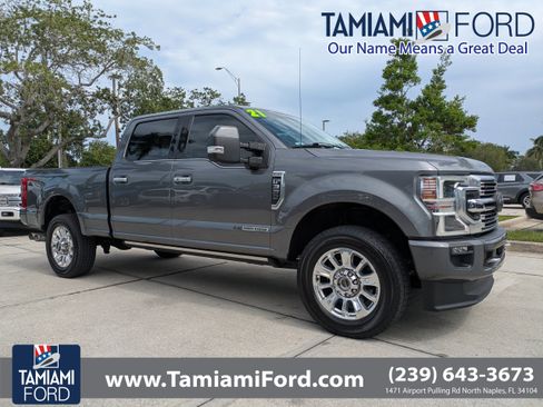 Used 2021 Ford F350 Limited w/ FX4 Off-Road Package AWD/4WD image 1