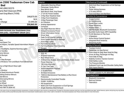 Certified 2024 RAM 2500 Tradesman RWD image 43