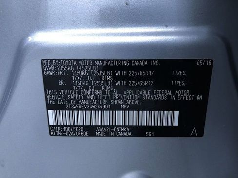 Used 2016 Toyota RAV4 XLE image 31