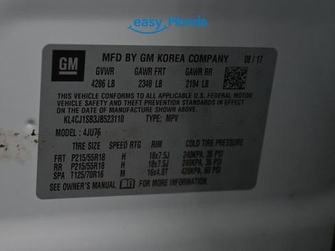 Used 2018 Buick Encore Sport Touring FWD image 18