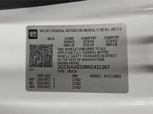 Used 2024 Chevrolet Silverado 1500 W/T w/ WT Fleet Convenience Package image 26