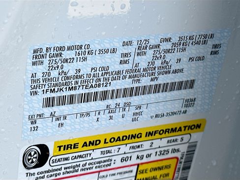 New 2026 Ford Expedition Max Platinum w/ Stealth Appearance Package image 21