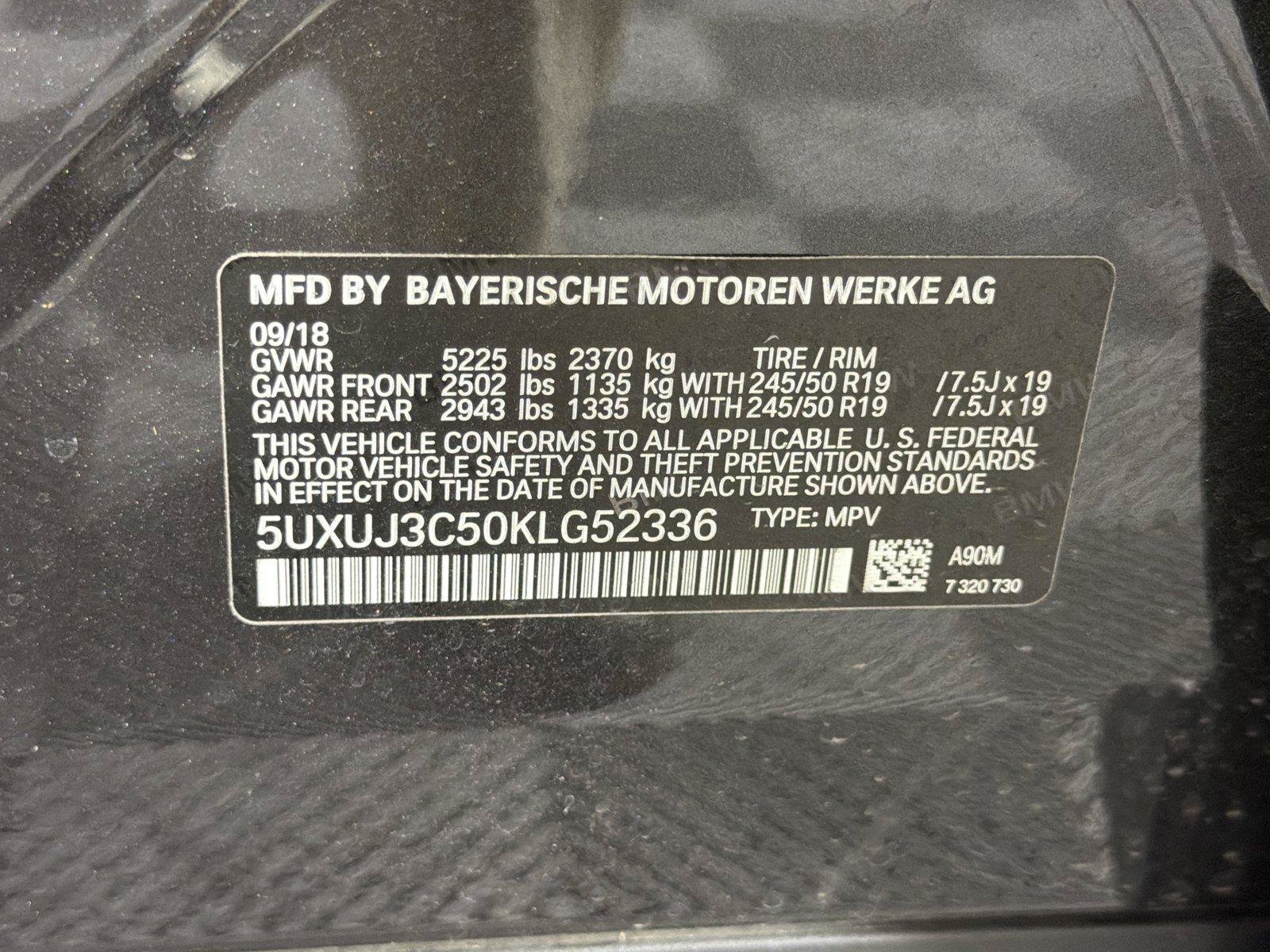 Used 2019 BMW X4 xDrive30i w/ Convenience Package AWD/4WD image 36