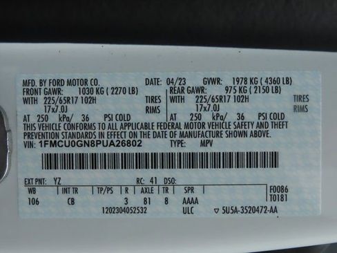 Used 2023 Ford Escape Active image 35