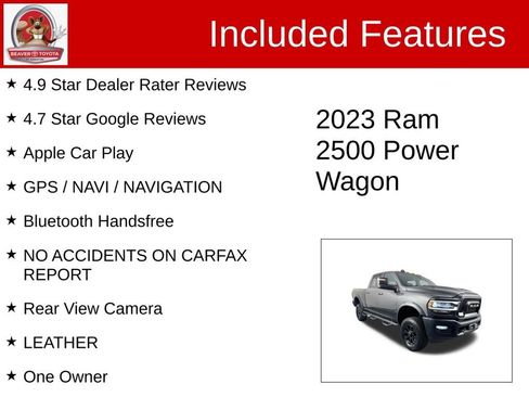 Used 2023 RAM 2500 Power Wagon w/ Level 1 Equipment Group AWD/4WD image 4