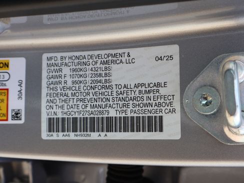 Used 2025 Honda Accord LX image 47