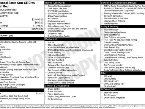 Used 2024 Hyundai Santa Cruz SE image 35
