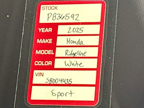 Certified 2025 Honda Ridgeline Sport image 25