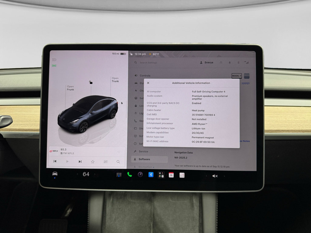 Used 2025 Tesla Model Y Long Range RWD image 12