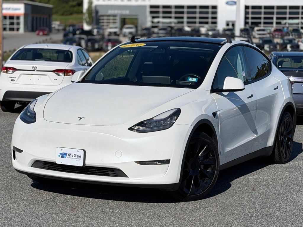 Used 2020 Tesla Model Y Long Range AWD/4WD image 1