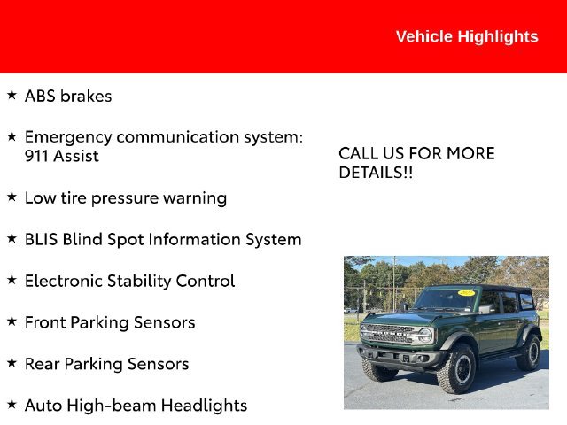 Used 2022 Ford Bronco Badlands AWD/4WD image 37