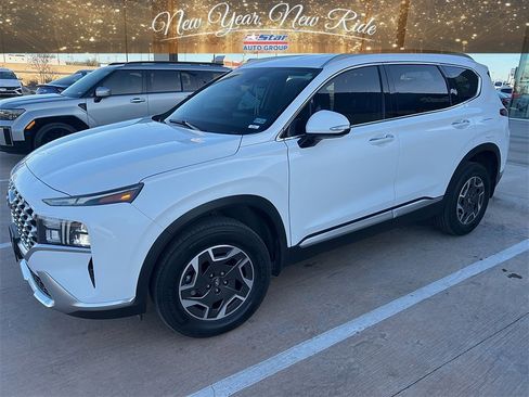 Certified 2022 Hyundai Santa Fe Blue image 1