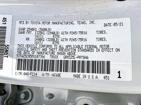Used 2021 Toyota Tacoma SR5 RWD image 40