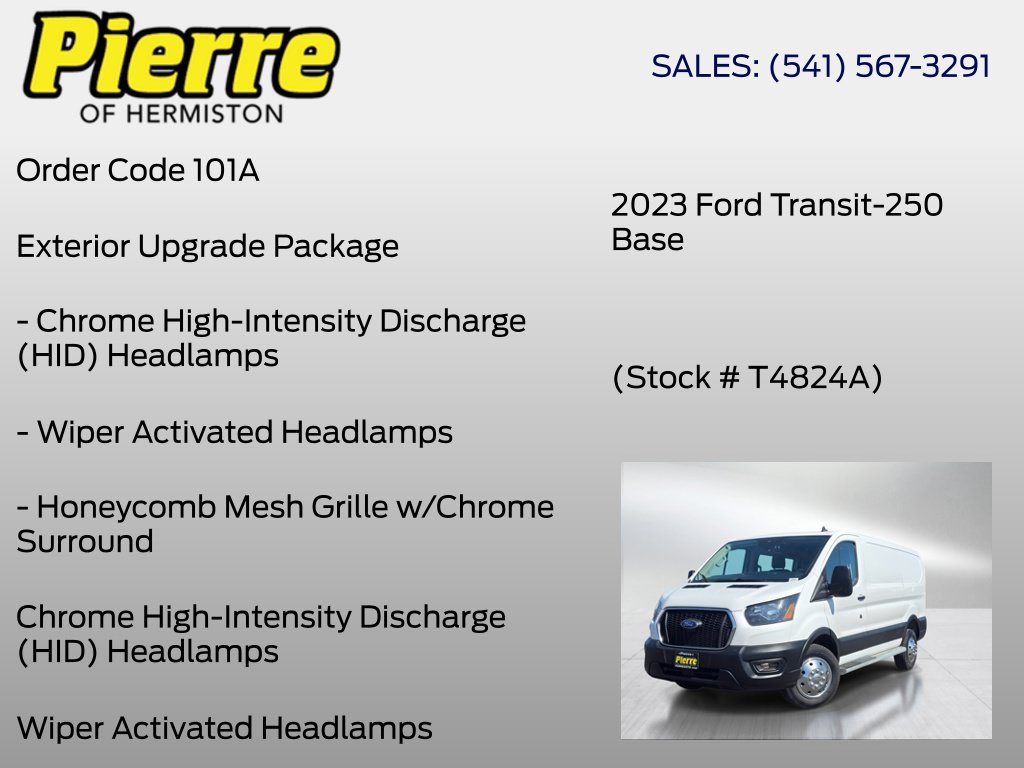 Used 2023 Ford Transit 250 Low Roof AWD w/ Exterior Upgrade Package image 6