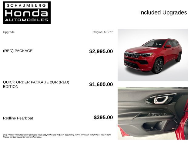 Used 2022 Jeep Compass Limited w/ (RED) Package AWD/4WD image 4