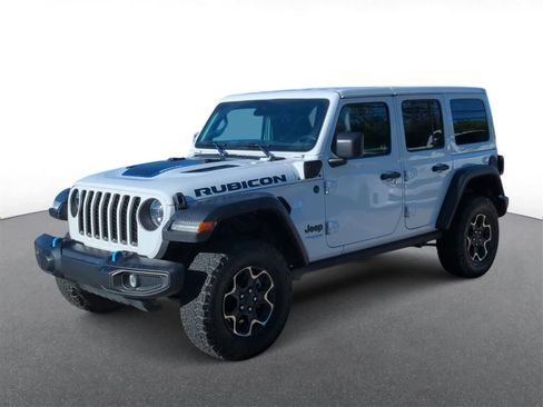 Used 2022 Jeep Wrangler Unlimited Rubicon 4xe w/ Cold Weather Group image 4