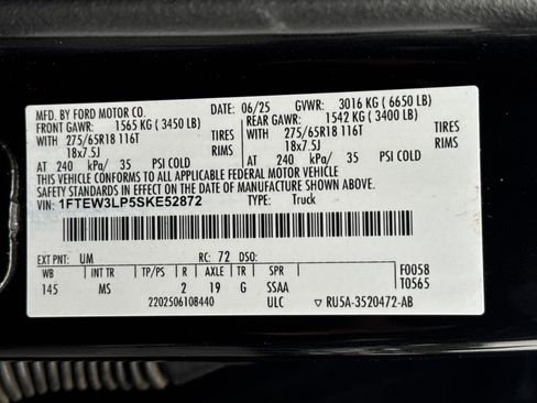 Used 2025 Ford F150 XLT w/ Equipment Group 301A Standard AWD/4WD image 30
